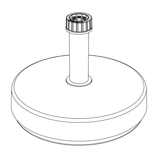 Base de la sombrilla de marca blanca